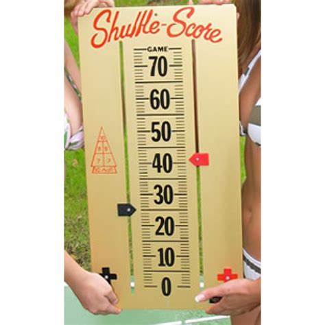 outdoor shuffleboard scoreboards.